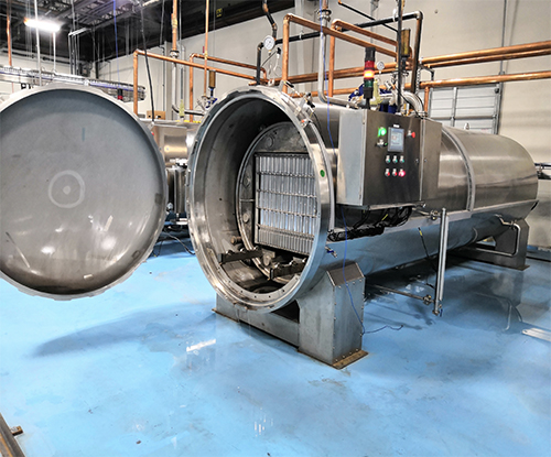 Rotary Sterifood water spray